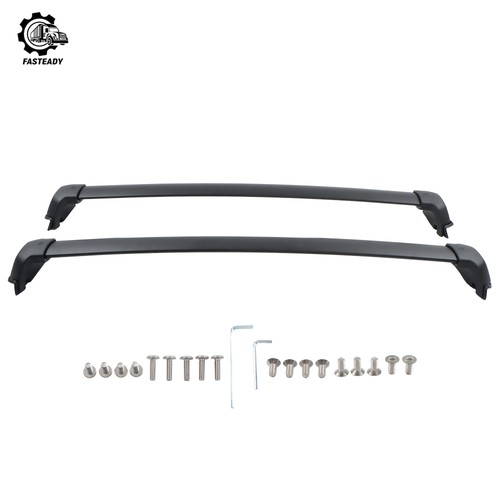 Black cross roof rails rack - cross,