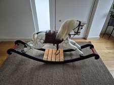 Beautiful Rocking Horse Wooden Vintage Style Handmade
