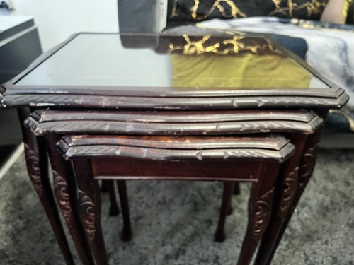 Nest tables mahogany - tables,