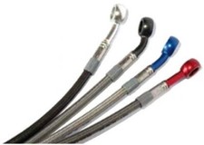 Rear brake aviation hose - Honda CBR 600 RR 2005-2006 Carbon style Titan