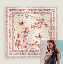 Unused w/box HERMES Carre 90