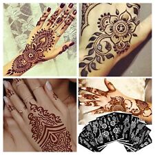 Reusable Tattoo Stencil body Glitter Mehndi Henna template Home Decor art paint