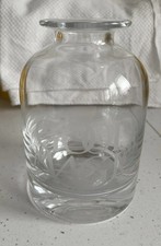 Emma Bridgewater glass short vase with words 'good magic ' excellent unused 