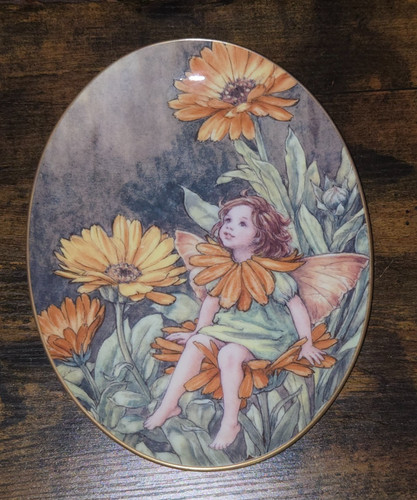 Royal worcester oval flower - oval,