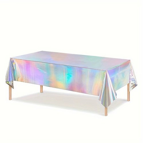 Laser rainbow tablecloth - rainbow,