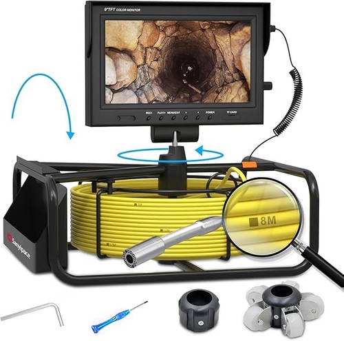 50m pipe camera with - with, dvr,