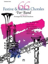 66 Festive & Famous Chorales for Band Clarinet Book B-flat Bass Clarinet, BB-fla
