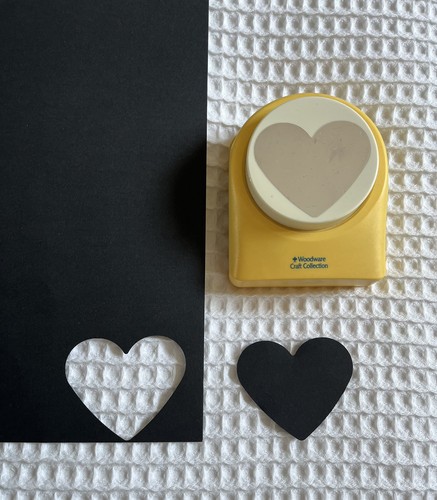 Large punch heart shape by - ,