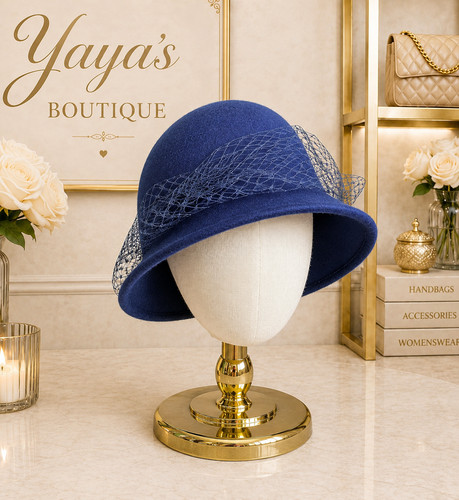 Vintage chinese boutique navy - chinese,