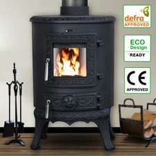 5KW Black Woodburning Stove