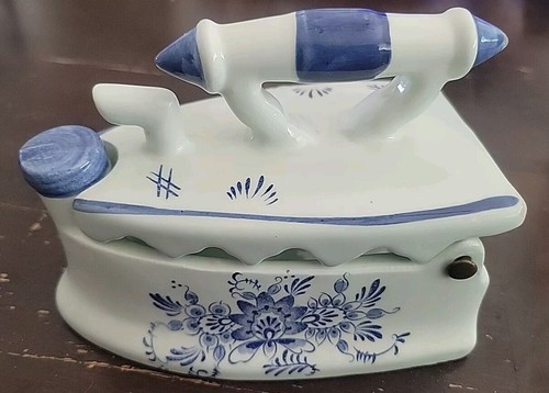 Vintage porcelain flat iron - vintage,
