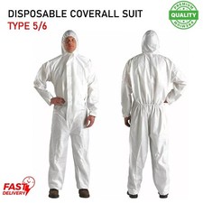 White Disposable Coverall Type