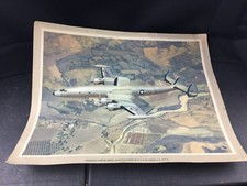 VINTAGE LOCKHEED CONSTELLATION U.S AIR FORCE F104 SPEC SHEET POSTER INFORMATION