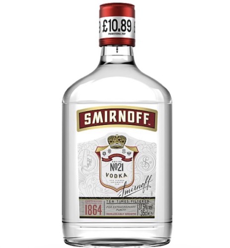 Smirnoff vodka 35cl abv - no.21,