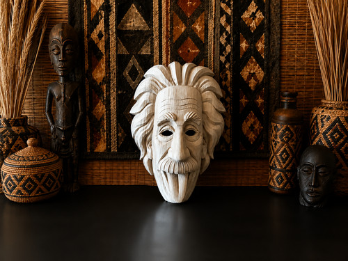 Lbert einstein mask ornament - mask,