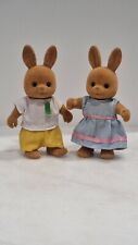 Sylvanian Families Vintage Wildwood 2 Brown Mum & Dad Rabbit