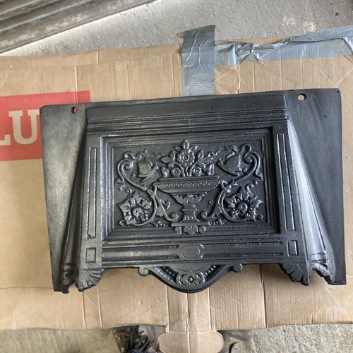 Cast iron fireplace canopy - cast,