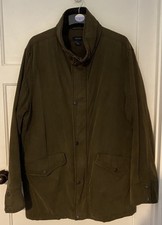 GANT Double Decker 3-in-1 Jacket Coat - No Gilet  Khaki Corduroy Trim Medium