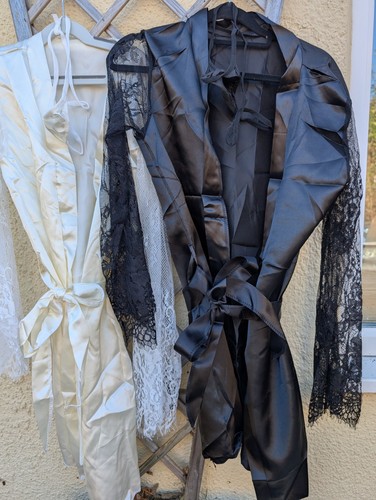 Satin robes for your own - for,
