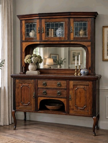 Antique arts crafts mahogany - antique,