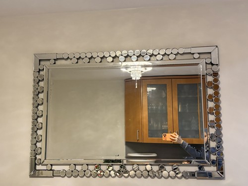 Extra large mirror silver - mirror,