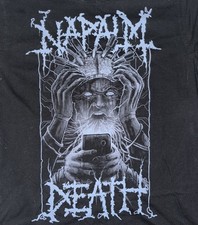 Napalm Death T-Shirt L – Phone Design Black (No Label)