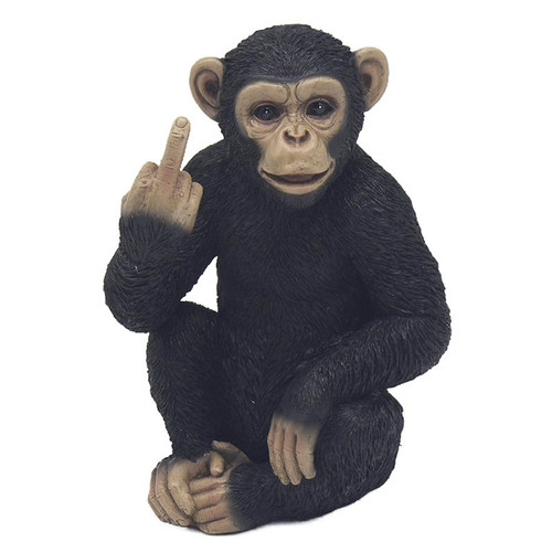 Cheeky monkey middle - monkey, finger