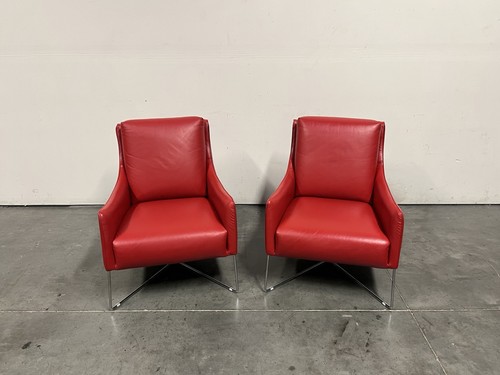 Natuzzi regina leather chairs - natuzzi,,