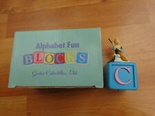 GROLIER DISNEY ALPHABET FUN BLOCKS COLLECTION - C IS FOR CINDERELLA FIGURINE