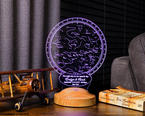 Custom constellation star map - custom,