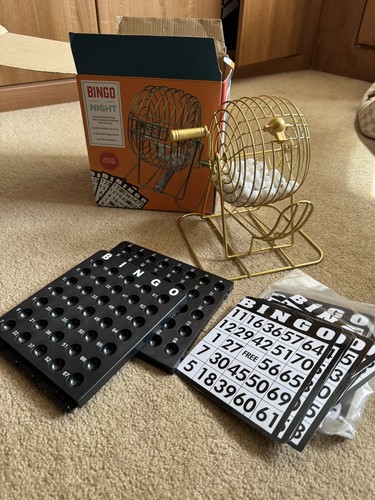 Quality gold cage bingo night - gold,
