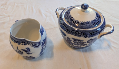 Vintage allerton blue willow - vintage,