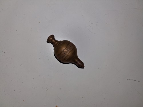 Vintage solid brass plumb - vintage, bob