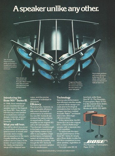 Bose 901 series - -,