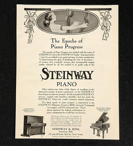 1908 steinway piano - 1908,