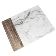 Marble & Wood EFFECT Glass