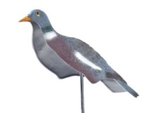 Pigeon Shell Decoys by Sports Plast Pack of 12 with stands