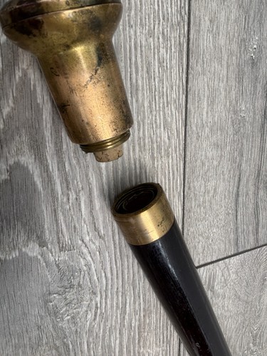 Walking stick with compass - stick,