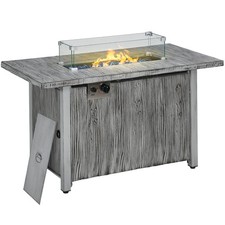 Outsunny Fire Pit Table with