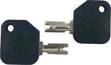 2X replacement for Hyster, Yale, Rubber Coated Forklift Key. Part Numbers : 166,