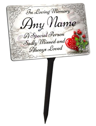 Personalised memorial plaque - personalised,