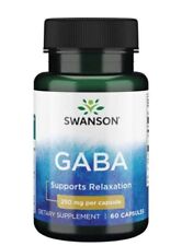 SWANSON GABA 250 MG 60 CAPSULES