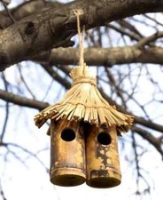 Wild Bird House Wall Tree Hanging Nesting Box Hanging Wildlife Garden Birdcare