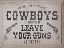 Cowboys Leave your guns, Retro