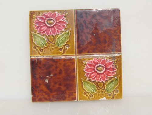Antique ceramic tile - antique, old