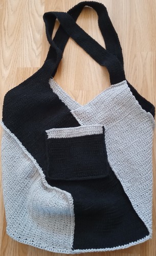 Ladies hand crocheted square - hand,