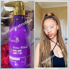 Hush B Snow White Body Milk. Lush 7 In 1. Whitening & Moisturizing 300ml X 1 👌