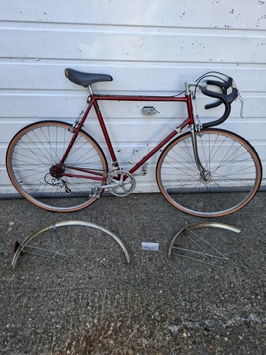 Red raleigh clubman bicycle - red,