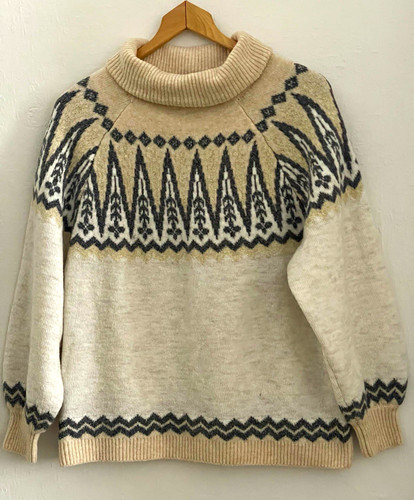 Beige grey fair isle - fair,
