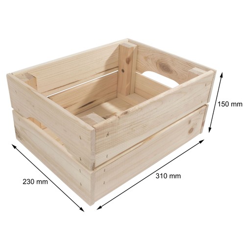 Decorative wooden crate - decorative, /